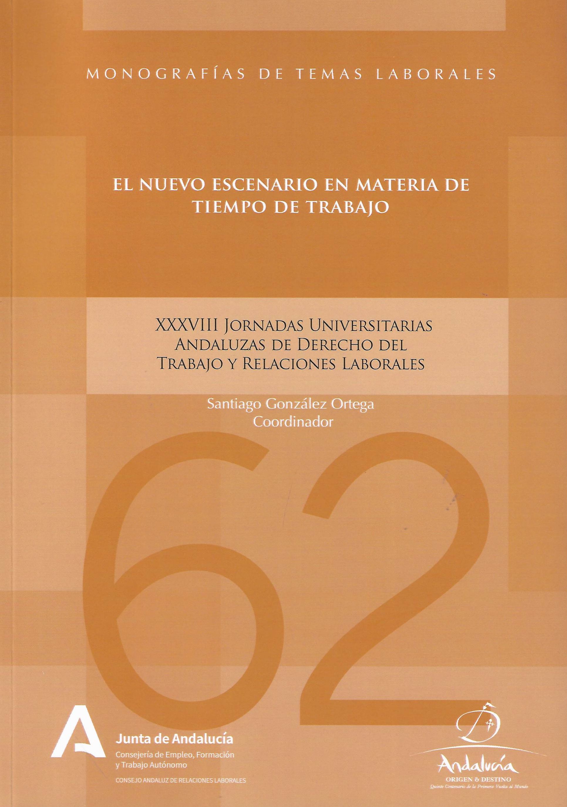 Imagen de portada del libro El nuevo escenario en materia de tiempo de trabajo