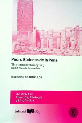 Imagen de portada del libro Pedro Bádenas de la Peña