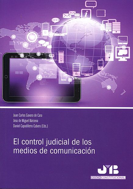 Imagen de portada del libro El control judicial de los medios de comunicación