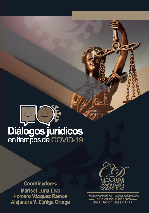 Imagen de portada del libro Diálogos jurídicos en tiempos de COVID-19