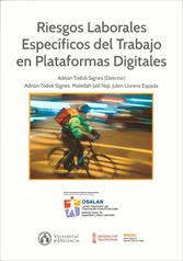 Imagen de portada del libro Riesgos laborales específicos del trabajo en plataformas digitales