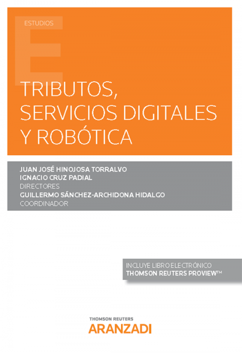 Imagen de portada del libro Tributos, servicios digitales y robótica