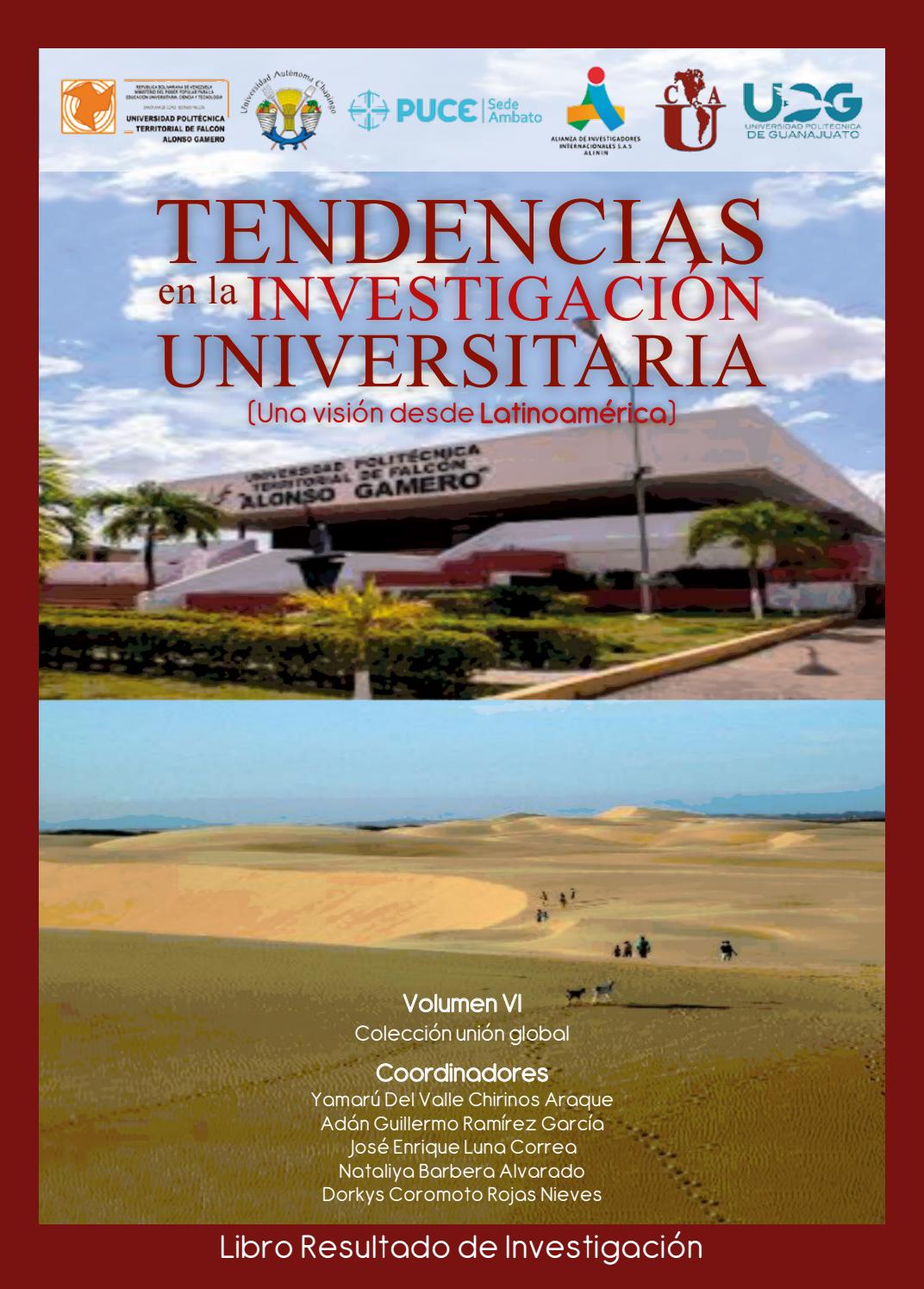 Imagen de portada del libro Tendencias en la Investigación Universitaria. Una visión desde Latinoamérica