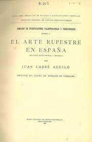 Imagen de portada del libro El arte rupestre en España