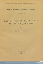 Imagen de portada del libro Las pinturas rupestres de Aldeaquemada