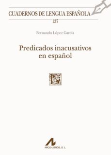 Imagen de portada del libro Predicados inacusativos en español