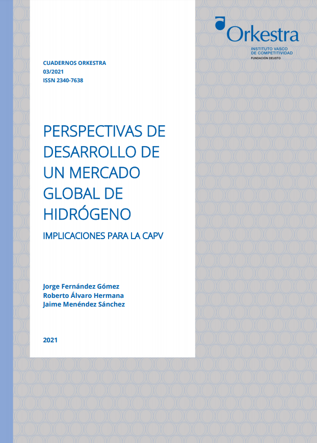 Imagen de portada del libro Perspectivas de desarrollo de un mercado global de hidrógeno