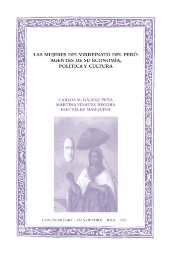 Imagen de portada del libro Las mujeres del virreinato del Perú