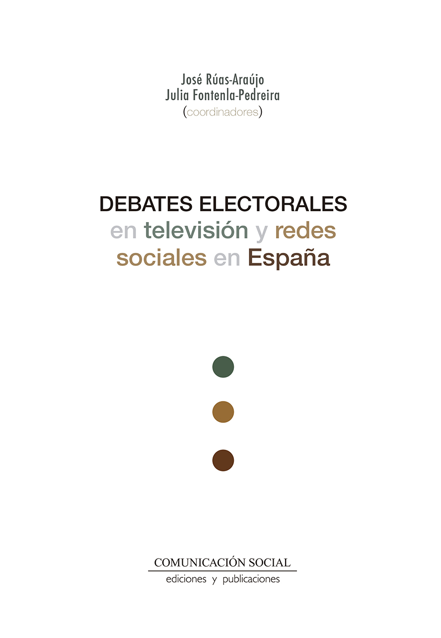 Imagen de portada del libro Debates electorales en televisión y redes sociales en España