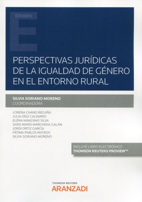 Imagen de portada del libro Perspectivas jurídicas de la igualdad de género en el entorno rural.