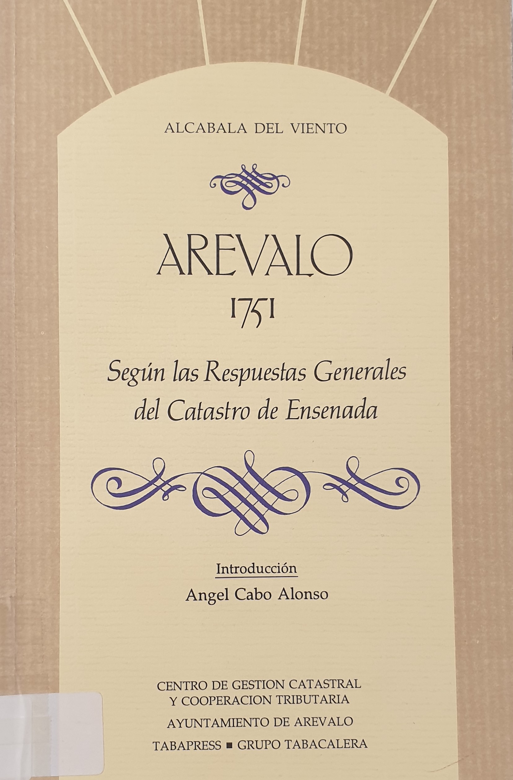 Imagen de portada del libro Arévalo 1751