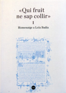 Imagen de portada del libro «Qui fruit ne sap collir»