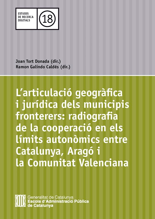 Imagen de portada del libro L’articulació geogràfica i jurídica dels municipis fronterers