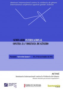 Imagen de portada del libro Seminario internacional contra la violencia de género