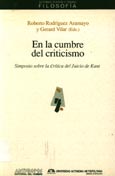 Imagen de portada del libro En la cumbre del criticismo