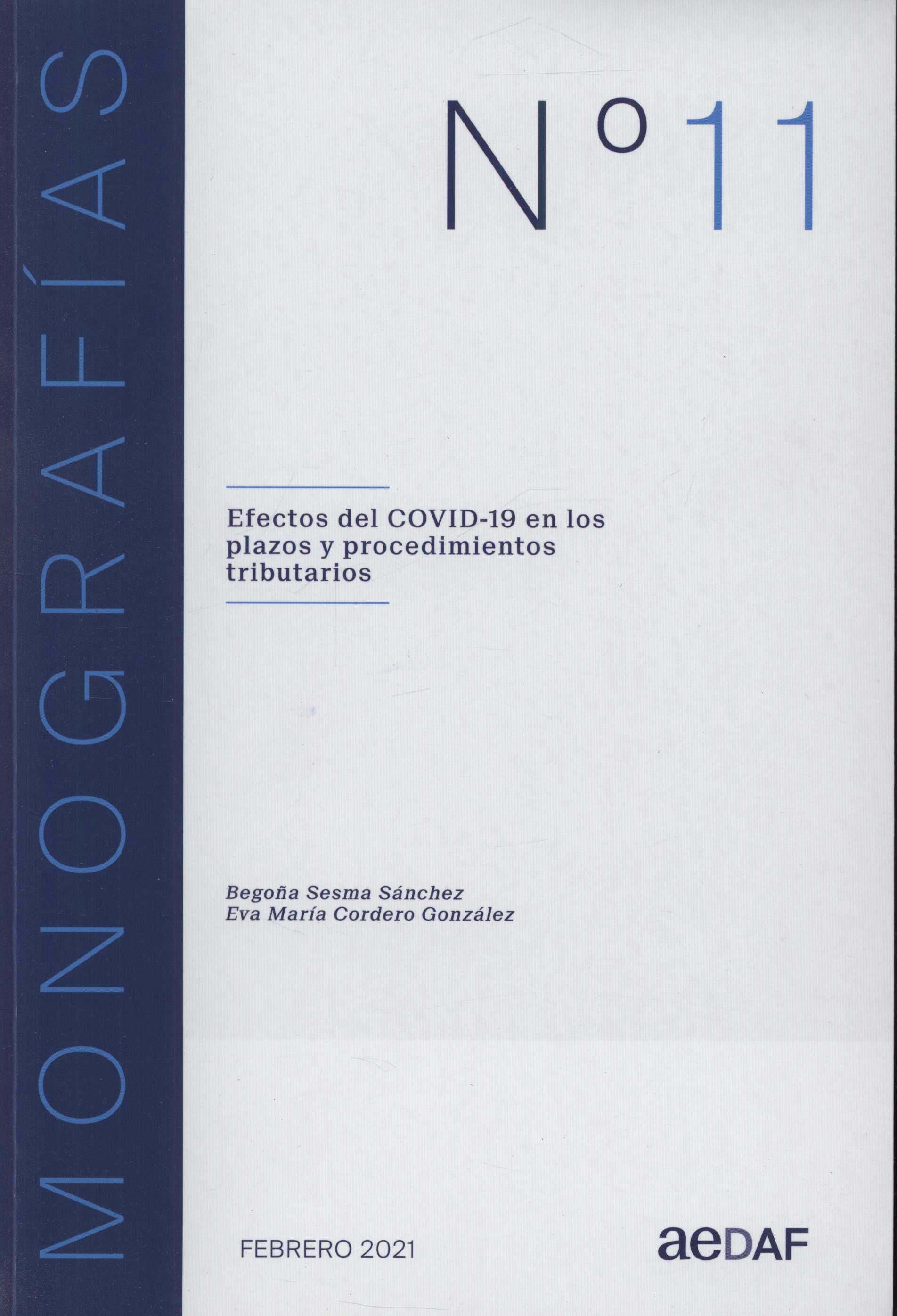 Imagen de portada del libro Efectos del COVID-19 en los plazos y procedimientos tributarios