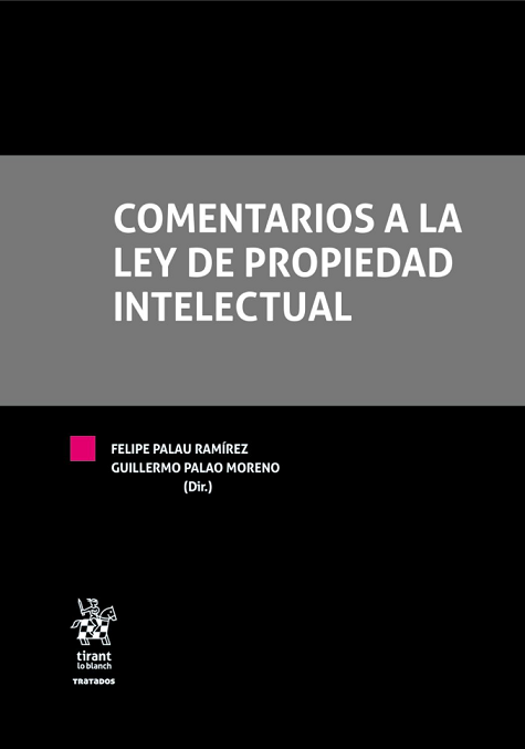 Imagen de portada del libro Comentarios a la ley de propiedad intelectual