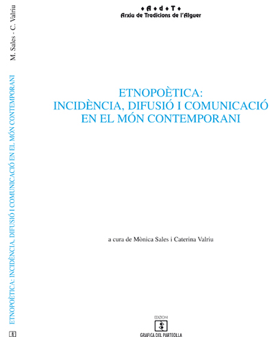 Imagen de portada del libro Etnopoètica