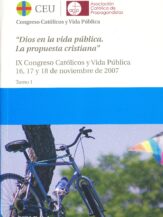 Imagen de portada del libro Dios en la vida pública, la propuesta cristiana