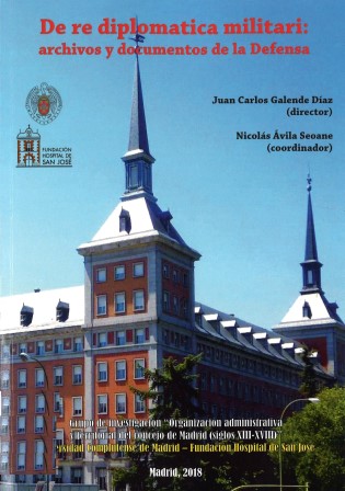 Imagen de portada del libro De re diplomatica militari: archivos y documentos de la Defensa