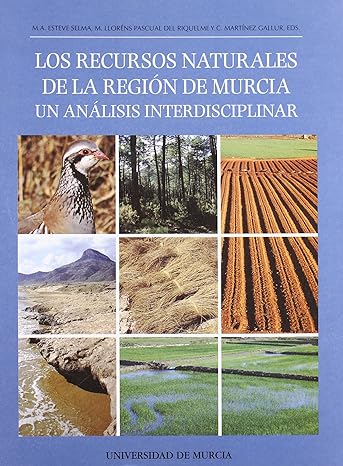 Imagen de portada del libro Los recursos naturales de la Región de Murcia