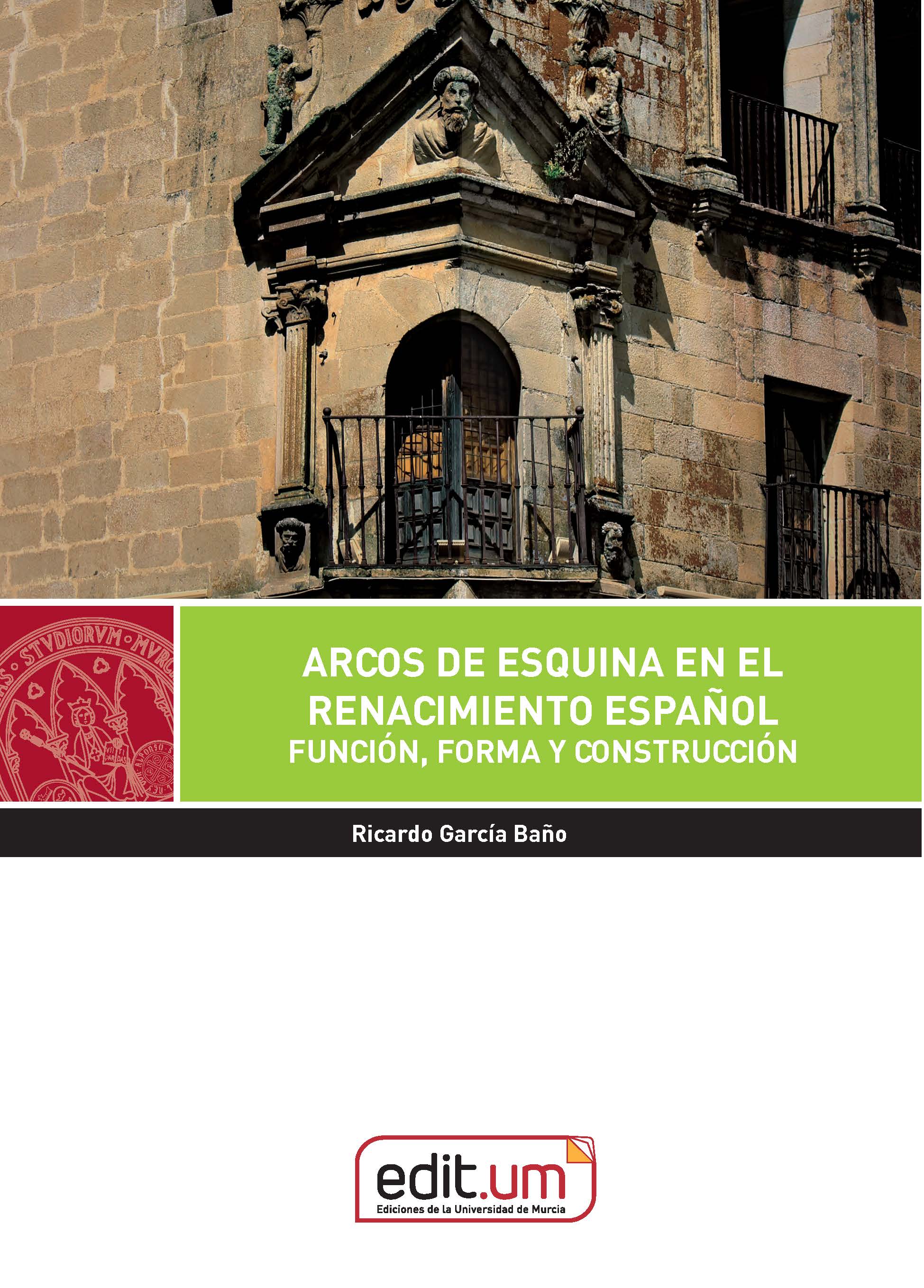 Imagen de portada del libro Arcos de esquina en el Renacimiento español