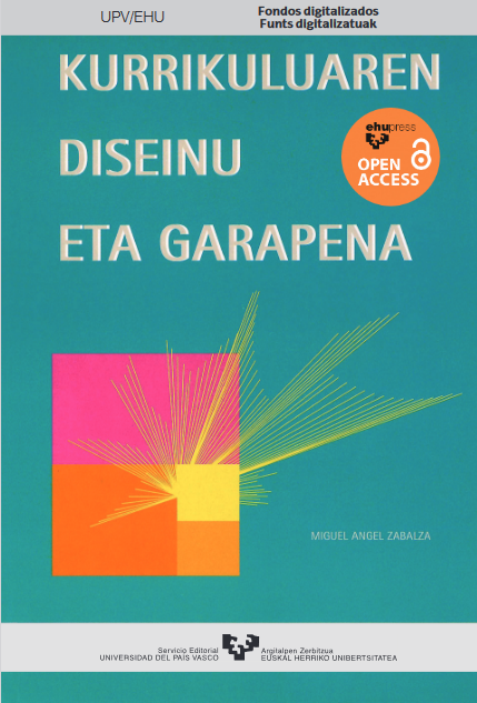 Imagen de portada del libro Kurrikuluaren diseinu eta garapena