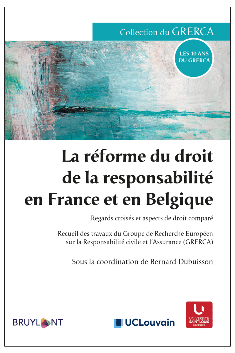 Imagen de portada del libro La réforme du droit de la responsabilité en France et en Belgique