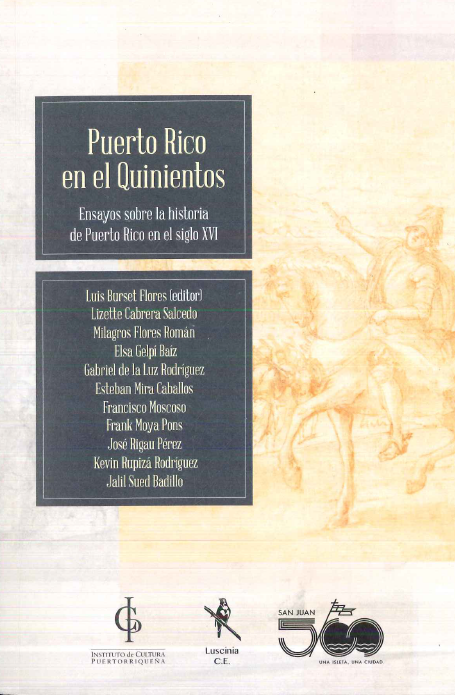 Imagen de portada del libro Puerto Rico en el Quinientos