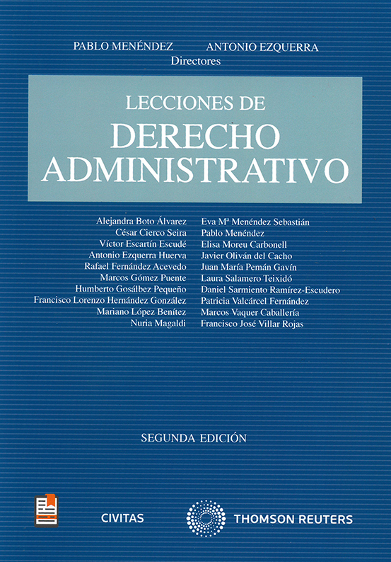 Imagen de portada del libro Lecciones de derecho administrativo