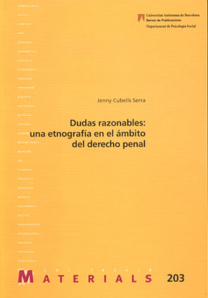 Imagen de portada del libro Dudas razonables