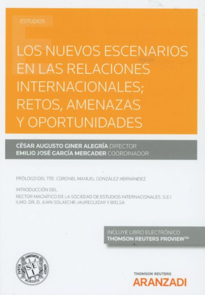 Imagen de portada del libro Los nuevos escenarios en las relaciones internacionales