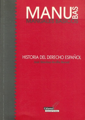 Imagen de portada del libro Historia del Derecho Español