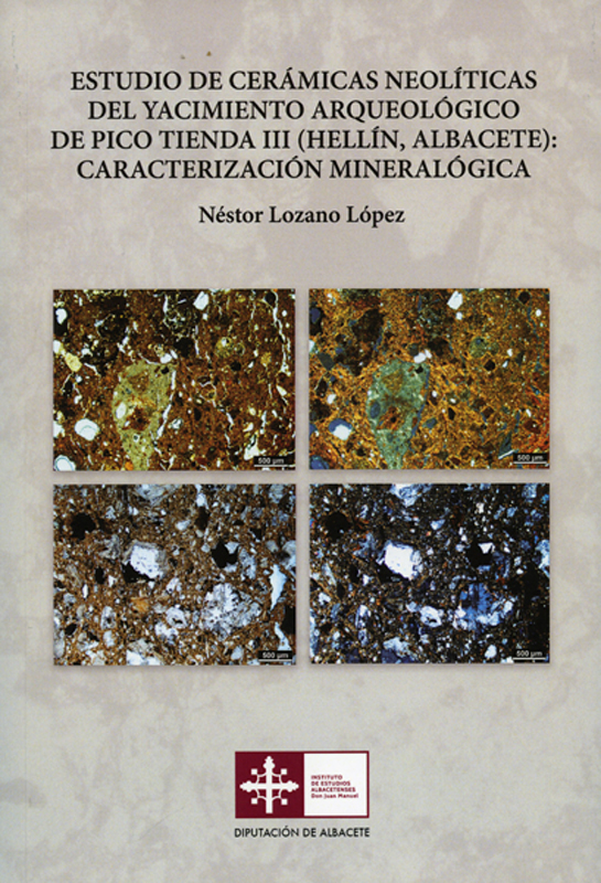 Imagen de portada del libro Estudio de cerámicas neolíticas del yacimiento arqueológico de Pico Tienda III (Hellín, Albacete)