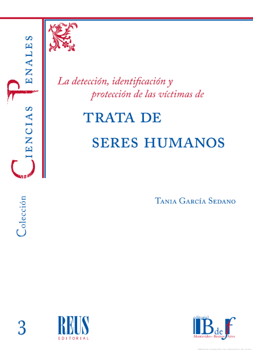 Imagen de portada del libro La detección, identificación y protección de las víctimas de trata de seres humanos