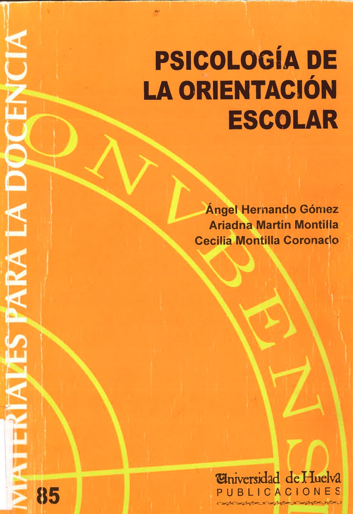 Imagen de portada del libro Psicología de la orientación escolar