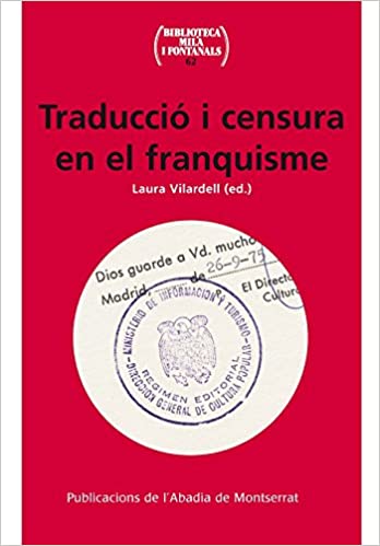 Imagen de portada del libro Traducció i censura en el franquisme