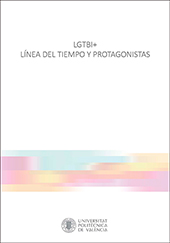 Imagen de portada del libro LGTBI+, línea del tiempo y protagonistas =