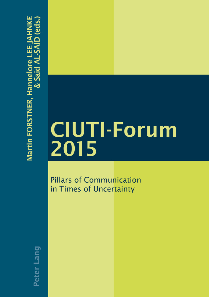 Imagen de portada del libro CIUTI-Forum 2015