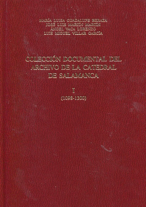 Imagen de portada del libro Colección documental del Archivo de la Catedral de Salamanca.
