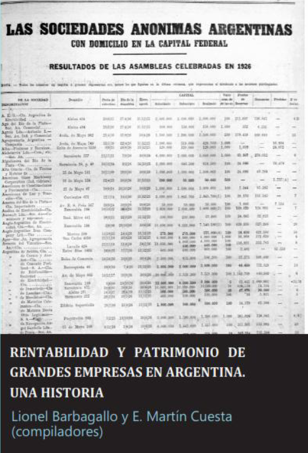 Imagen de portada del libro Rentabilidad y patrimonio de grandes empresas en Argentina