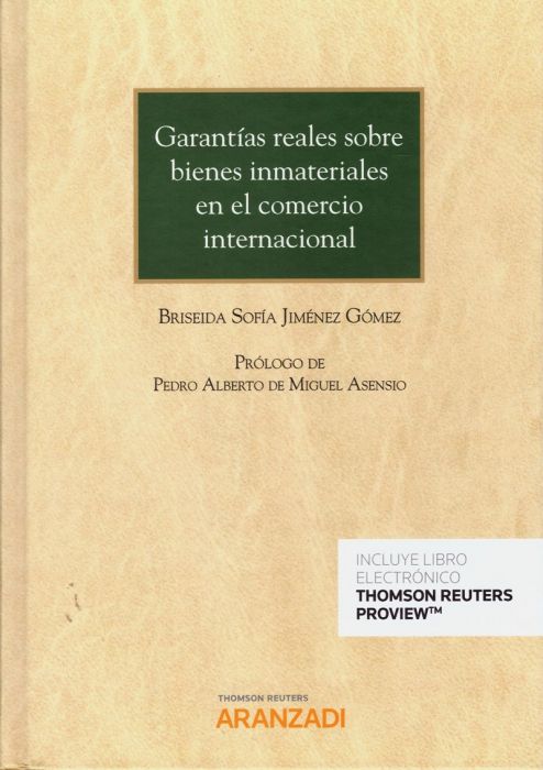 Imagen de portada del libro Garantías reales sobre bienes inmateriales en el comercio internacional