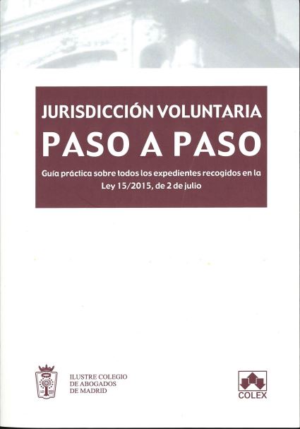 Imagen de portada del libro Jurisdicción voluntaria: