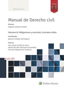 Imagen de portada del libro Manual de derecho civil. Vol 3, Obligaciones y contratos. Contratos civiles