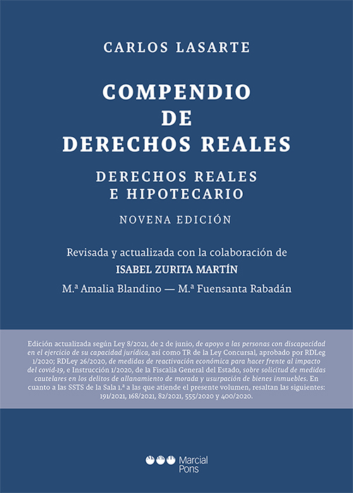 Imagen de portada del libro Compendio de derechos reales