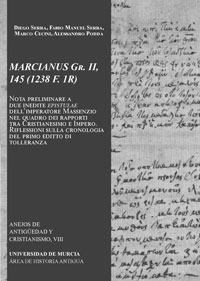 Imagen de portada del libro Marcianus Gr. II, 145 (1238 F. 1R)