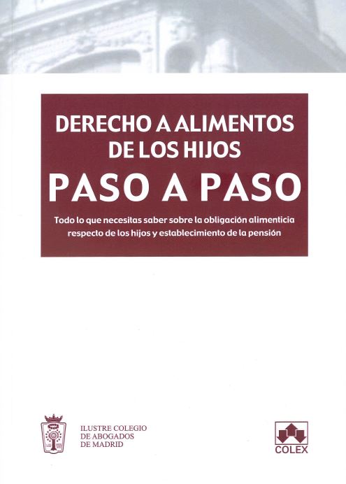 Imagen de portada del libro Derecho a alimentos de los hijos