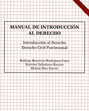 Imagen de portada del libro Manual de introducción al derecho