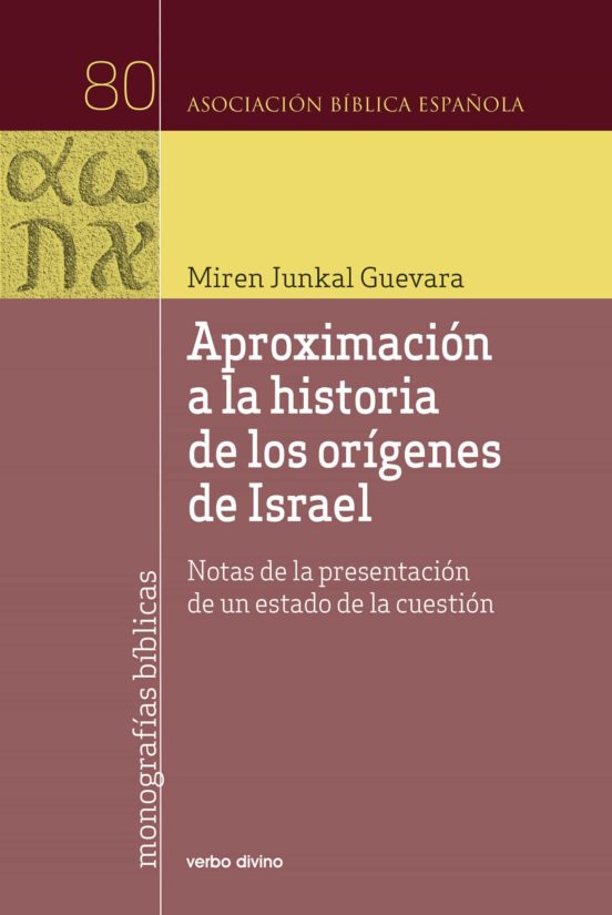Imagen de portada del libro Aproximación a la historia de los orígenes de Israel