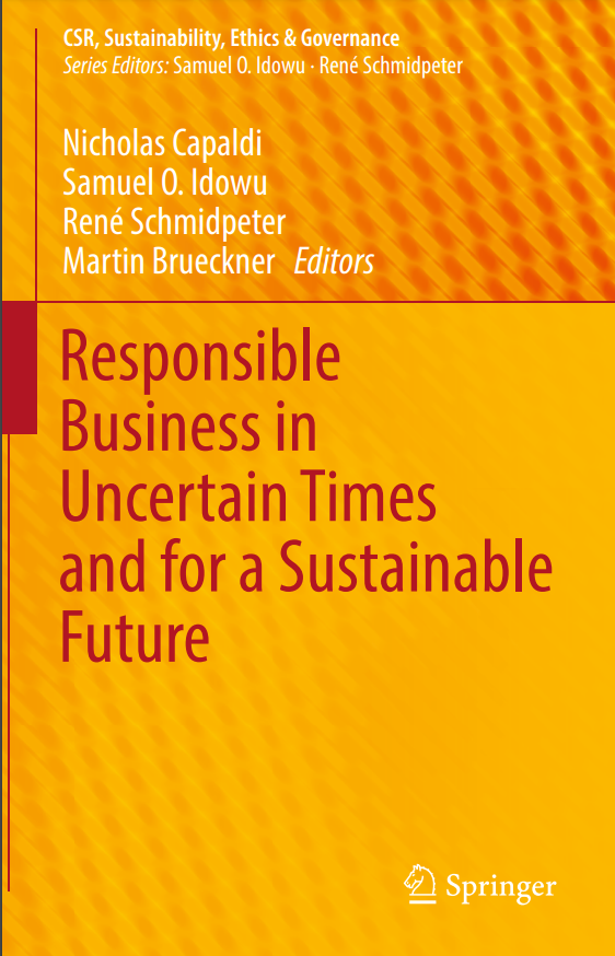 Imagen de portada del libro Responsible Business in Uncertain Times and for a Sustainable Future